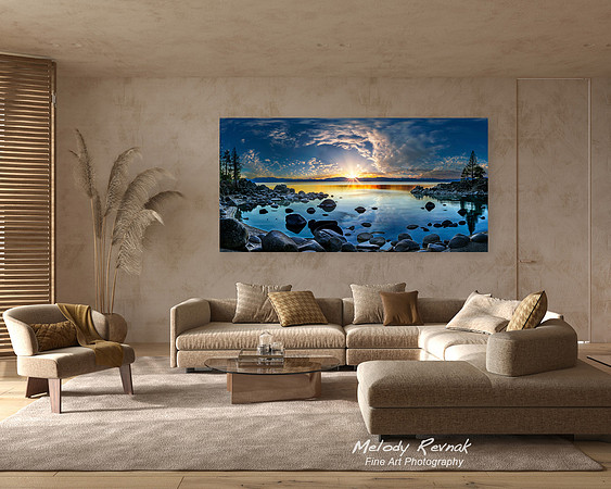 "Magical Tahoe"  size 30"x90"