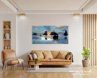 "Nature Mirror" size 24"x72"