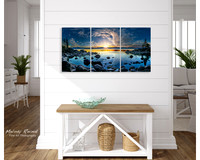 "Magical Tahoe" Triptych 62"x30" 3-20"x30"