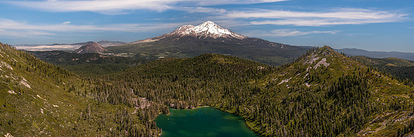 Bird's View - Mt Shasta & Castle Lake