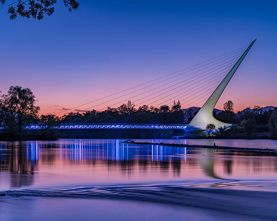 Twilight  - Sundial Bridge Redding