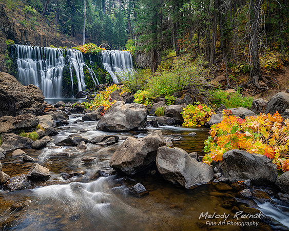 Fall at McCloud Falls - Northern California